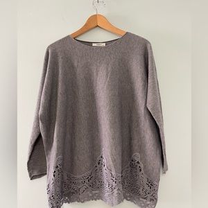 Grey soft blouse